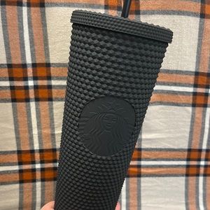 Studded Matt black tumbler